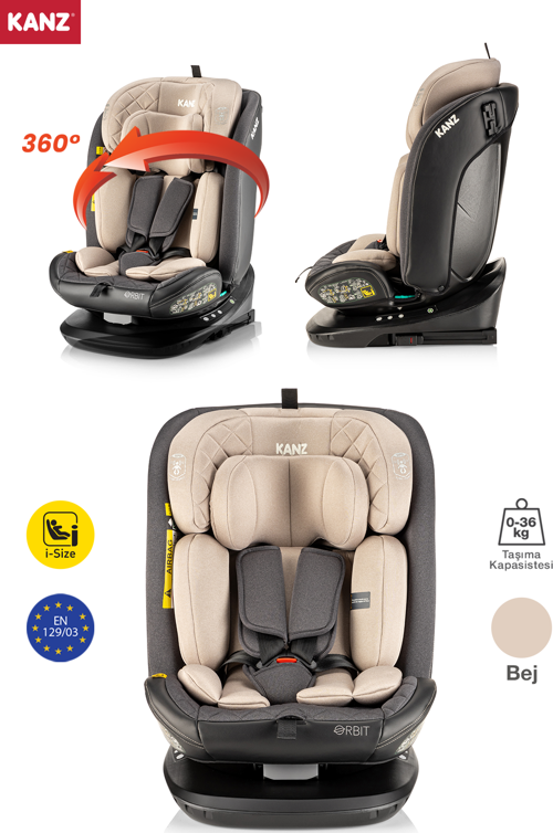 Orbit I-Size Bej 0-36 kg Oto Koltuğu