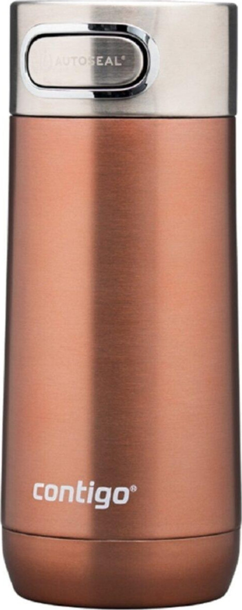 Luxe Vakumlu Termos Matara Tek El Bas Iç 360 Ml Beyaz Bakır