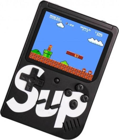 J69 Sup Game Box Oyun Konsolu Mini Atari 400 Oyun 1 Inç Mini Boy Siyah