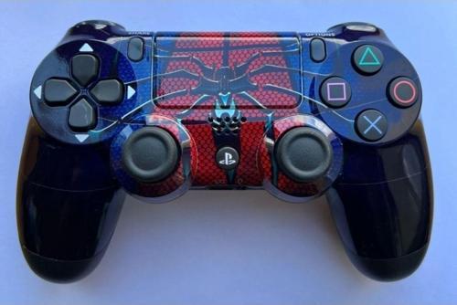 Ps4 Dualshock 4 V2 Spiderman Desenli Kablosuz Joystick Gamepad Pc Uyumlu Kablo Dahil Oyun Kolu