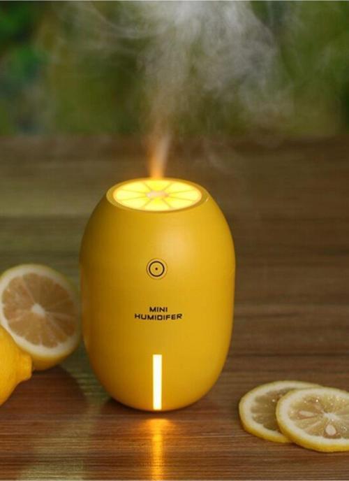 Limon Model Işıklı Hava Nemlendirici Buhar Makinesi Humıdıfer