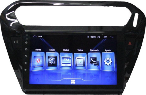 PEUGEOT 301 /CİTROEN C ELYSEE 2012/2022 SİYAH 9 İNÇ 6-128