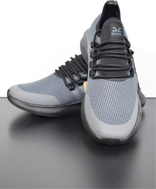 Füme-Siyah Erkek Sneaker Hafif Yumuşak Taban Bağcıklı Spor Ayakkabı AY0006