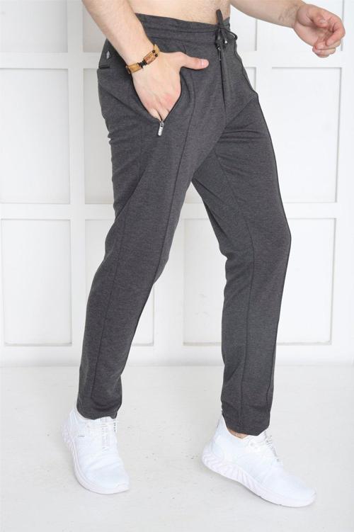 Antresit Erkek Pantolon görünümlü 4 Cepli Fermuarlı Slimfit Spor Eşofman Altı B1216