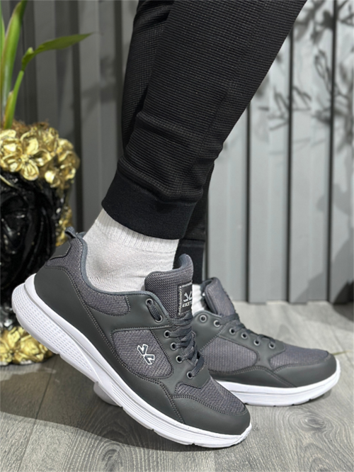 Koyu Gri Erkek Anorak Gövde Yazlık Sneaker Hafif Spor Ayakkabı AY0012