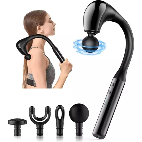 NVR11 5 Seviyeli 2600RPM Uzun Saplı Ergonomik Profesyonel Sporcu Masaj Tabancası