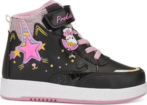 Günlük Kız Çocuk Sneaker Lastik Bağcıklı Cırtlı Bilekli Rahat Hafif Basketbol Spor Ayakkabı 3260