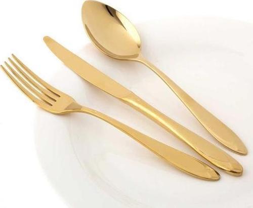 Morfeu Titanyum Gold 12 Kişilik 84 Parça Çatal Kaşık Bıçak Takımı 500.01.01.8886