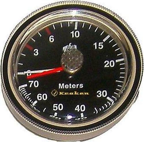 Gösterge Derinlik Ölçer Kapsül 63 mm Siyah Ayarlı