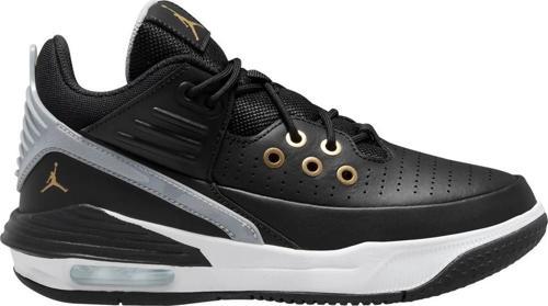 Jordan Max Aura 5 Shoes Leather Hakiki Deri Bilekli Unisex Spor Ayakkabı Siyah