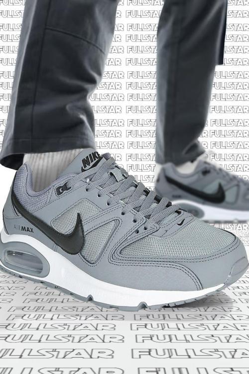 Air Max Command Leather Sneaker Erkek Günlük Spor Ayakkabı Gri