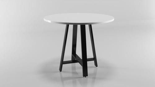 A Model Demonte Kafe Masa Ayak Seti Siyah Metal Kafe Masa Ayağı