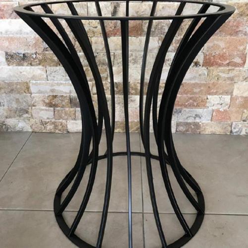 Bombeli Metal Kafe Masa Ayağı