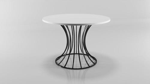 Bombeli Model Kafe Metal Masa Ayağı Siyah Metal Masa Ayağı