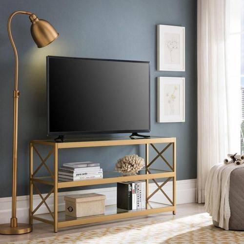 Elit Tv Ünitesi Gold Cam Yüzey