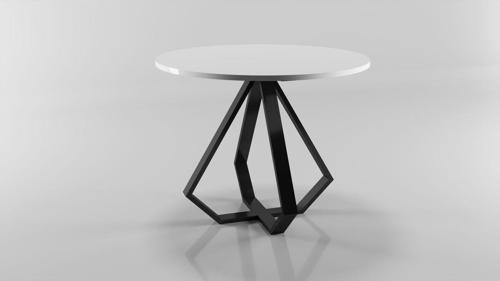 Elmas Model Kafe Metal Masa Ayak Seti Siyah Metal Kafe Masa Ayağı
