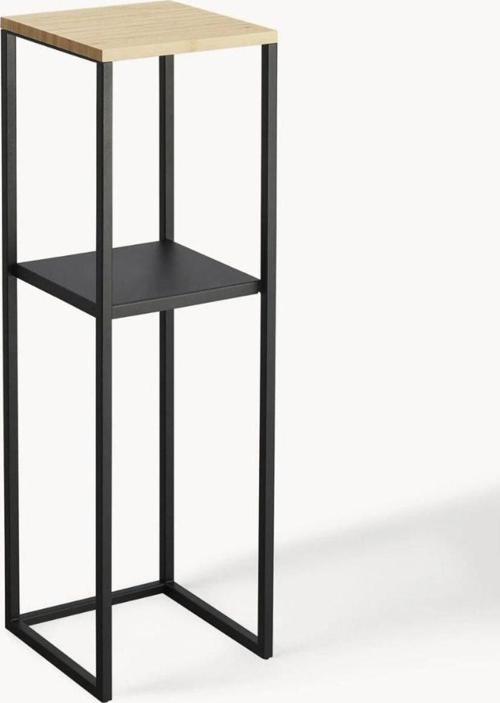 Half Metal Doğal Ahşaplı Çok Amaçlı Mutfak Rafı