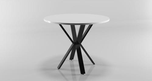 Metrix Model Demonte Metal Kafe Masa Ayak Seti Siyah Metal Kafe Masa Ayağı