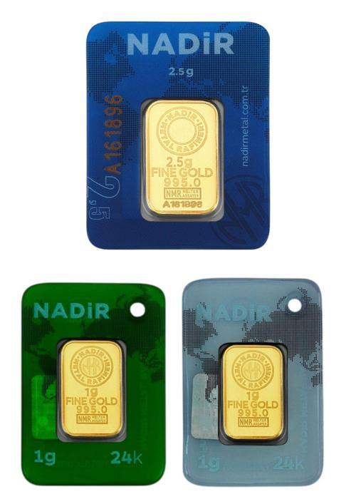 4,5 Gram (2,5+2) Külçe Gram Altın 24 Ayar