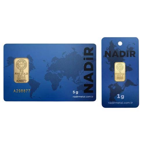 6 Gram (5+1) Külçe Gram Altın IAR 24 Ayar