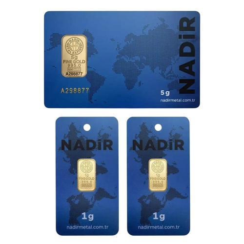 7 Gram (5+2) Külçe Gram Altın Iar 24 Ayar