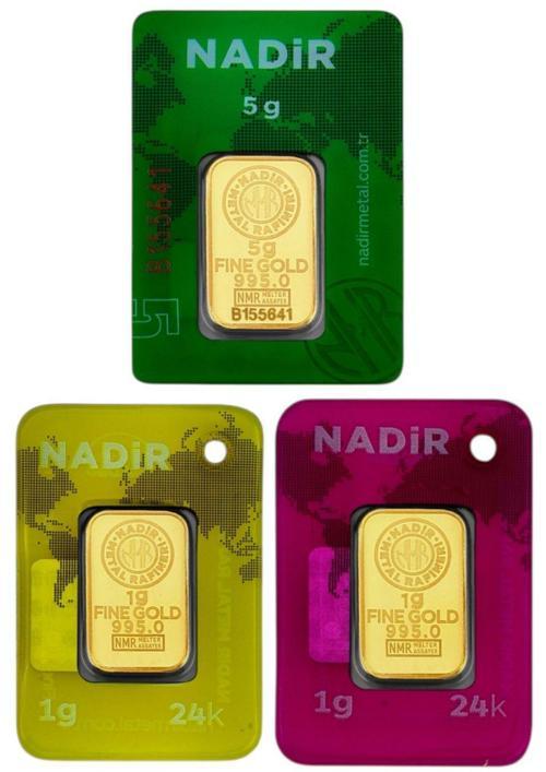 7 Gram (5+2) Külçe Gram Altın 24 Ayar