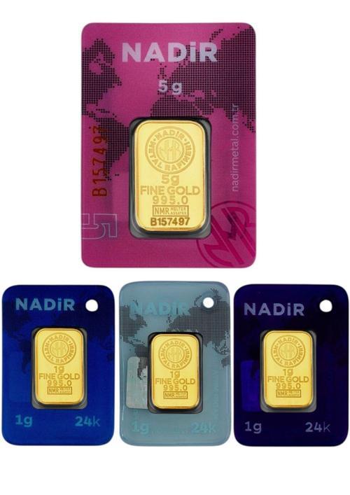 8 Gram (5+3) Külçe Gram Altın 24 Ayar