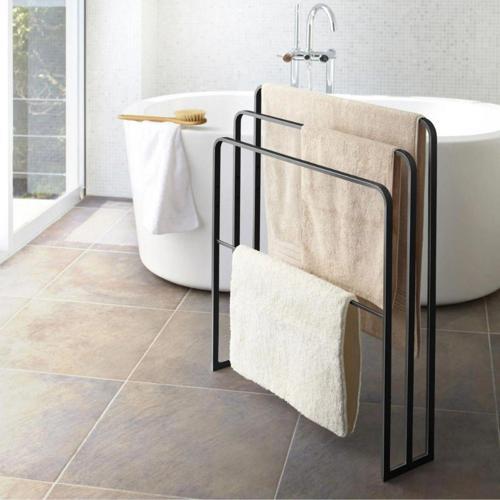 Ovalli Metal Banyo Havlu Askılığı