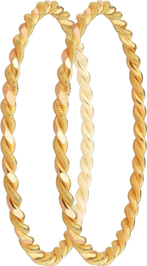 50 gr (2 x 25) (Gram) 22 Ayar İşçiliksiz Paftalı Burma Bilezik