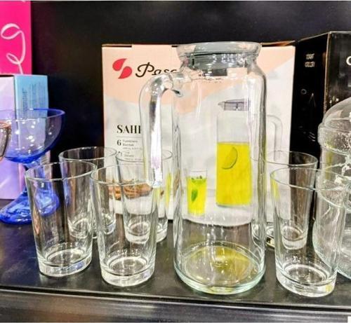 Sahra Su Takımı 7 Parça sürahi takımı bardak
