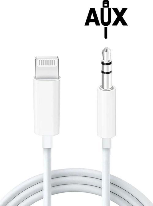 Lightning To 3.5 Mm Aux İphone İçin Audio Kablo Araç İçi Uyumlu Aux Kablosu Araç İçi Dönüştürücü