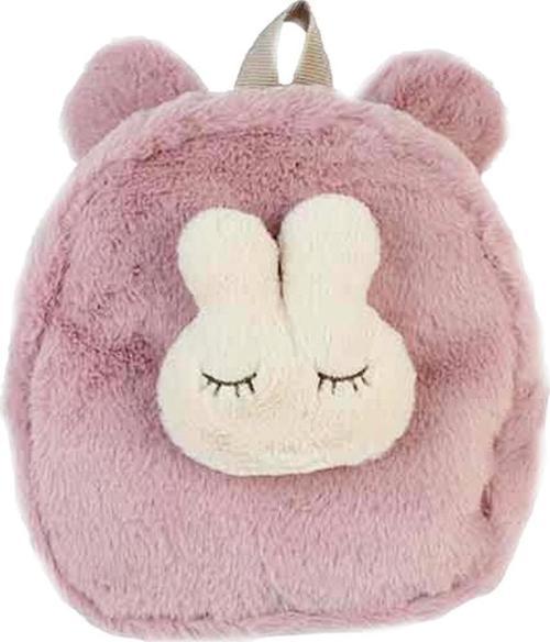 Dolphın Maskotlu Peluş Sırt Çantası Pudra