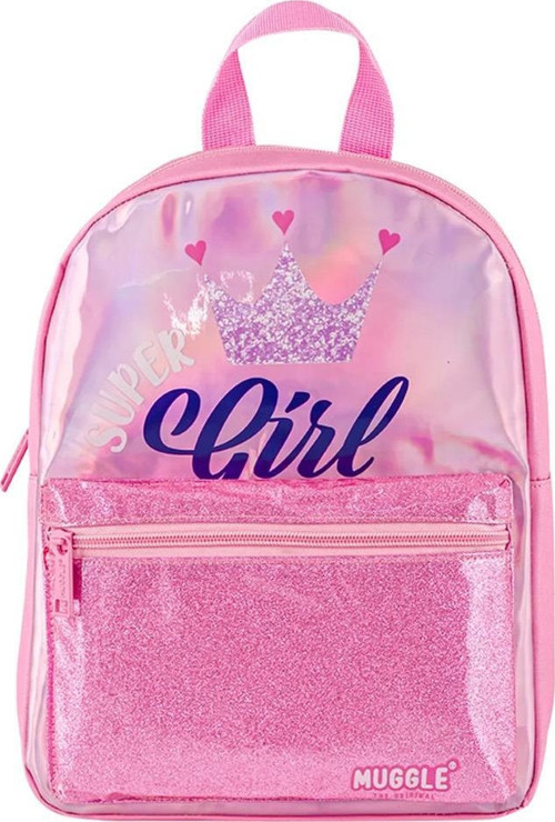 Super Girl Anaokulu Çantası Pembe