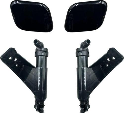Hyundai SantaFe Far Yıkama Kapak + Motor Sağ-Sol Set  2013-2015 