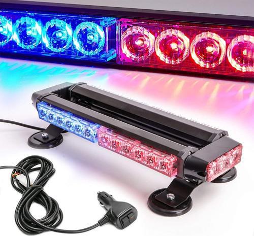 Çakar Lamba Çift Taraflı 30 Led Mavi-Kırmızı 38*16,5*7,5 Cm / Lapa522