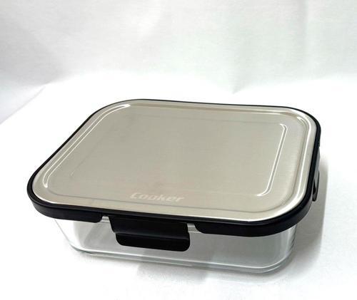 CKR3489 Cam Saklama Kabı 1500 ml Siyah