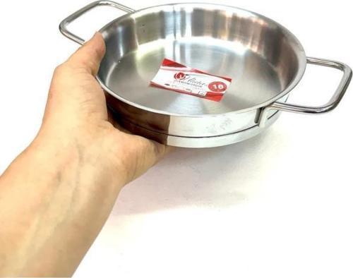 Elit 16 cm Çelik Dik Kapaksız Omlet Sahan