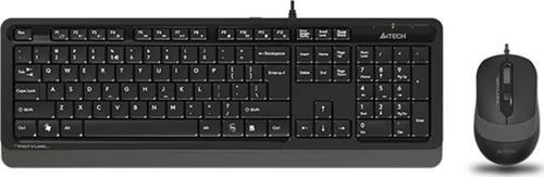 A4 Tech F1010 Q Usb Gri Mm Kablolu Klavye Mouse Set