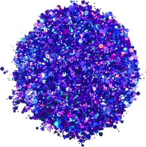 Glitter Sim Epoksi Süsleme Aksesuarı 5 GR  Mor