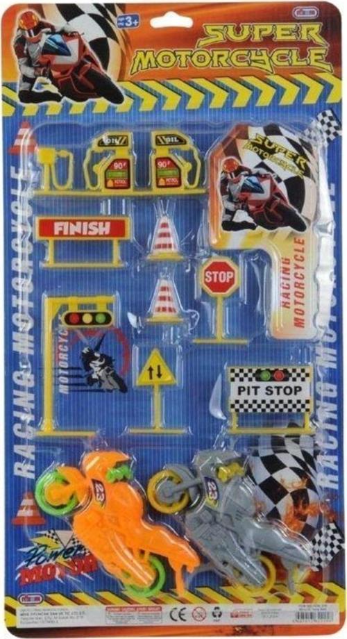 Kartela Motorlu Yarış Seti