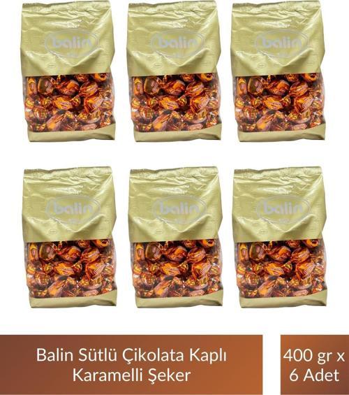 Balin Karamel Sütlü Şeker 400 gr x 6 Adet
