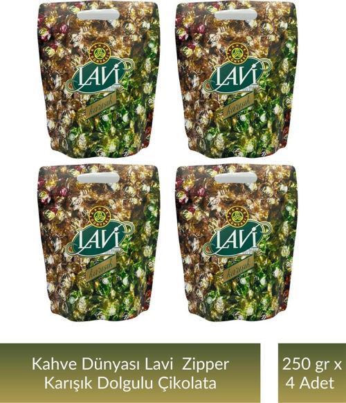 Zıpper Lavi Karışık Çikolata 250 gr x 4 Adet