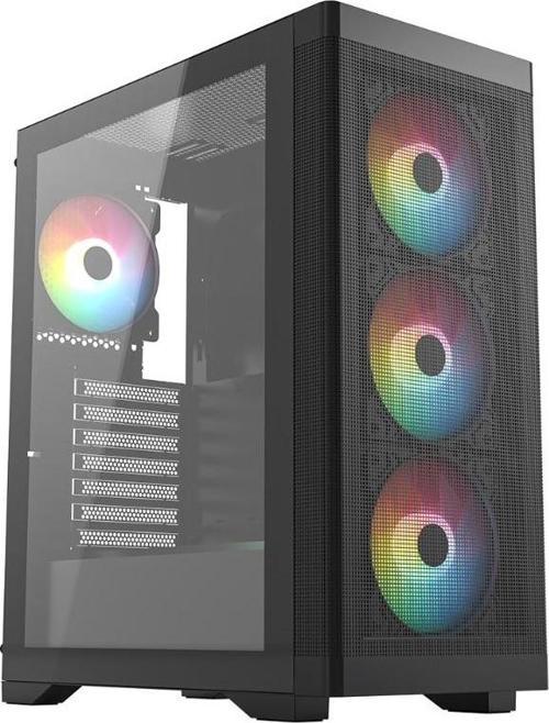 FRISBY FC-9480G 600w 80+ Siyah RGB Fan Mid Tower ATX Kasa