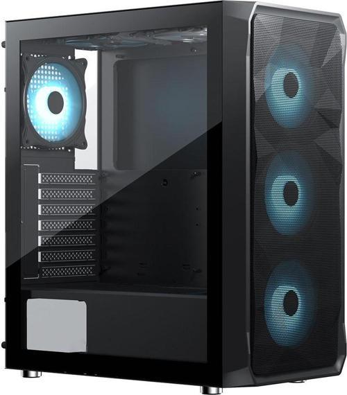 FRISBY FC-9485G 600w 80+ Siyah RGB Fan Mid Tower ATX Kasa