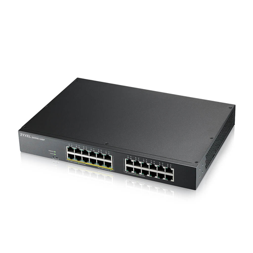GS1915-24EP, 24 Port, GigaBit, 12 Port PoE, Yönetilebilir, Sessiz, Masaüstü Switch