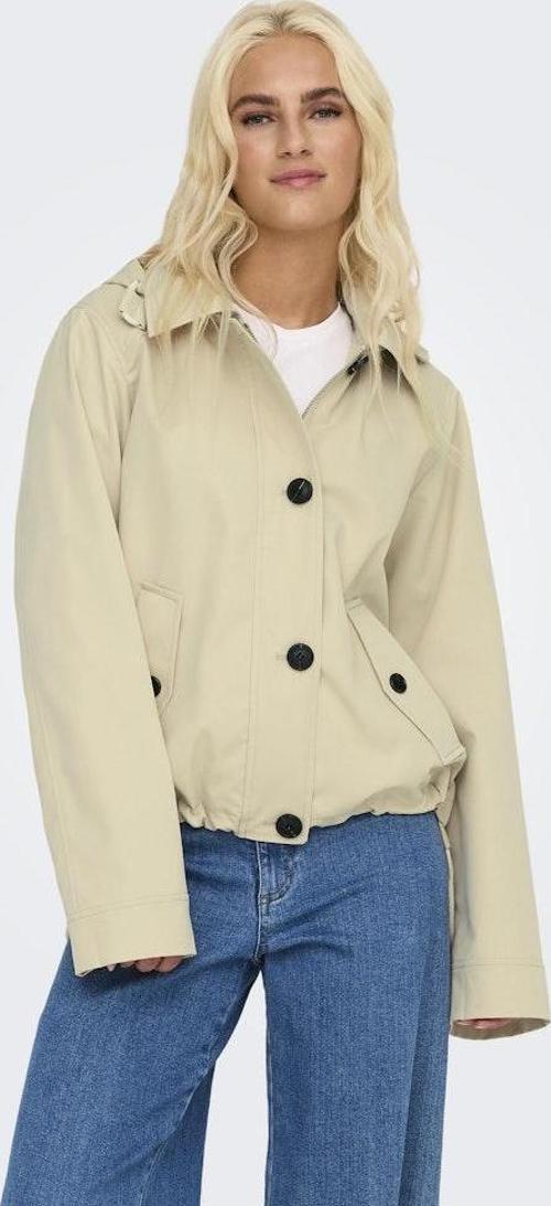 Kadın Kapüşonlu Baharlık Parka Ceket - 15342077
