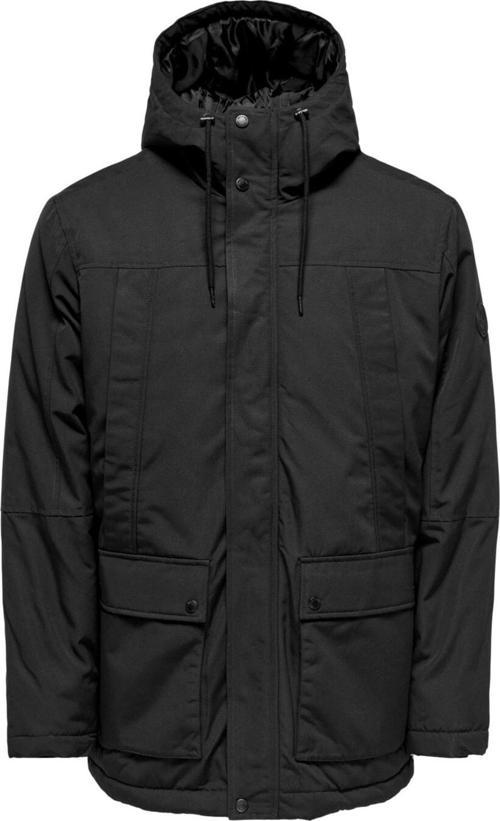 Onsjayden Erkek Kapüşonlu Parka Mont - 22022654