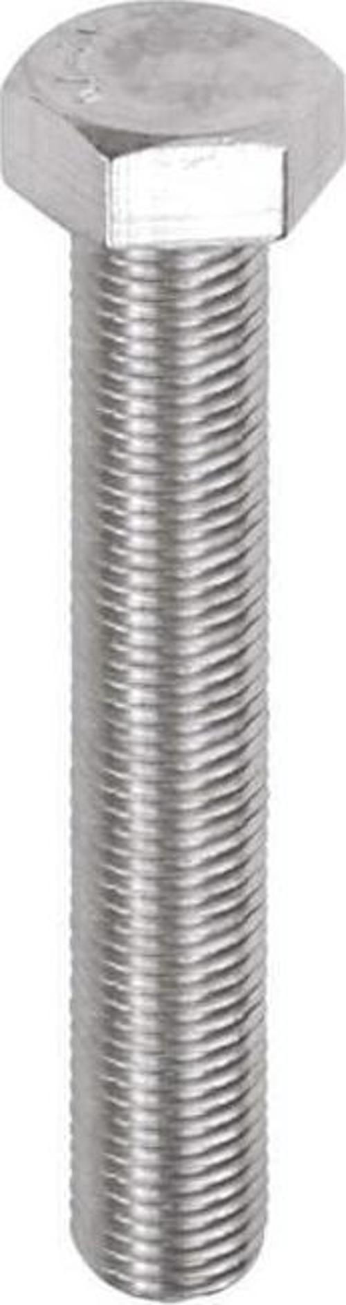 M10X40 DIN933 Cıvata(ALTIGEN) 8.8 Beyaz 5 Li Paket