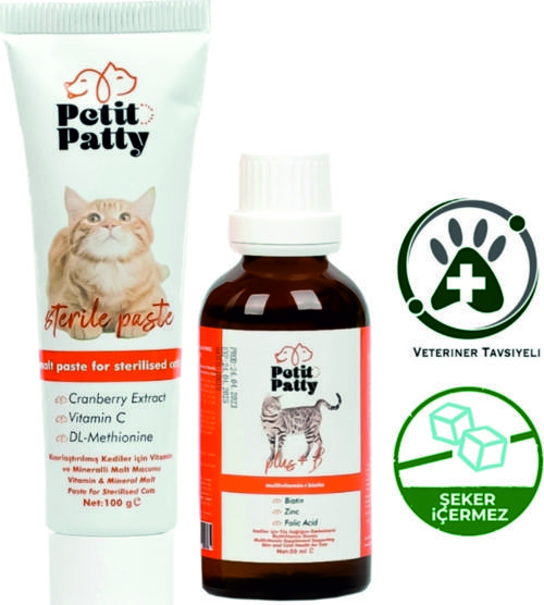 Kedi Steril Bağışıklık Seti (Sterile Paste + Plus+b For Cats)