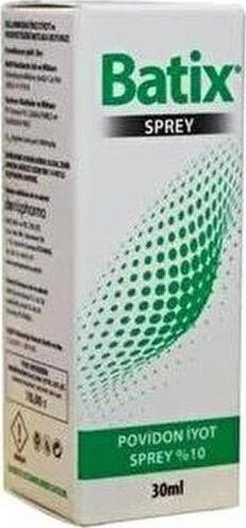 Batıx Povıdon Iyot %10 Sprey 30ml